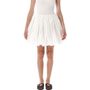 Alaïa Soft Nylon Bubble Mini Skirt - NWT